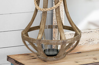 Paneled Wooden Lantern