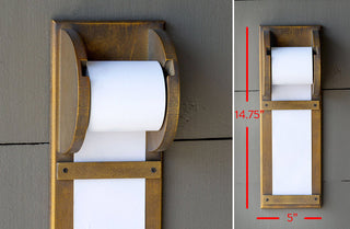 Wall Notepad Holder | Wooden Scroll Wall Notepad - Decor Steals