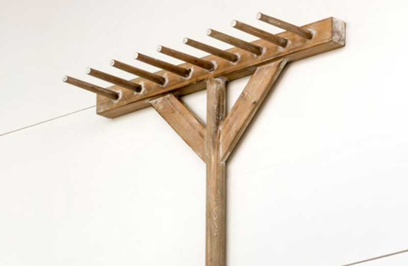 Wooden Rake Display Hanger - Decor Steals