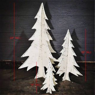 Wooden Christmas Tree Tabletop Cutout