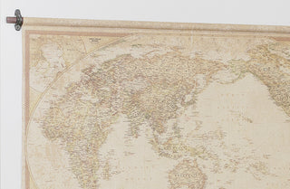 HUGE Hanging Canvas World Map