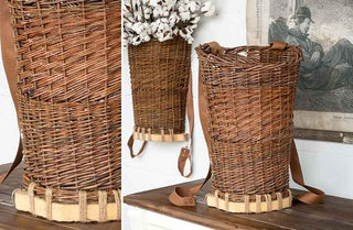 Hanging Woven Willow Basket